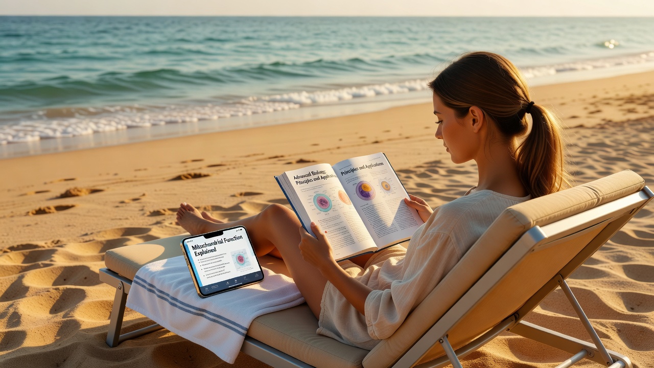Reading educational books and apps